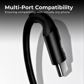 66W Type-C Fast Charging Cable (Spring Coil)